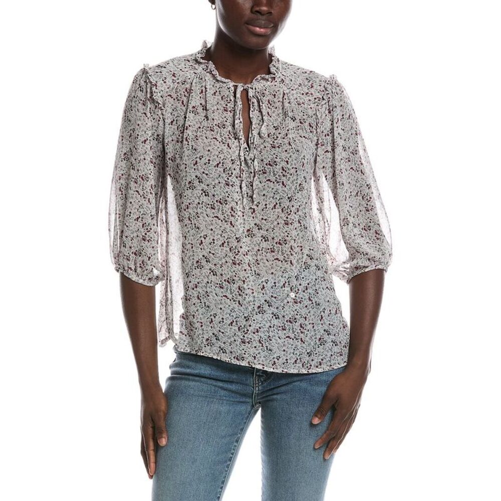 Renee C Womens  Long Sleeve Top, White